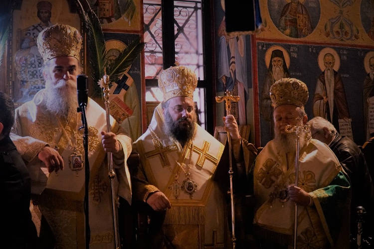 Εορτή Αγίου Παρθενίου στη Μονή Μακρυμάλλη Ψαχνών