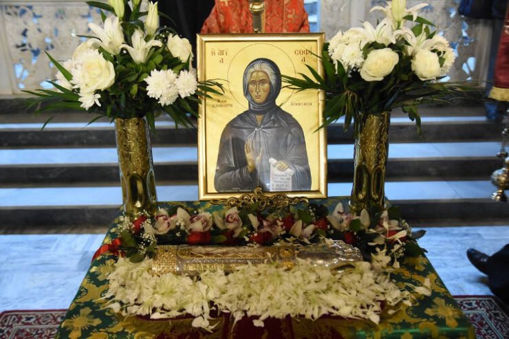 Η Κατερίνη υποδέχτηκε λείψανο της Οσίας Σοφίας (ΦΩΤΟ) | proseuxi.gr