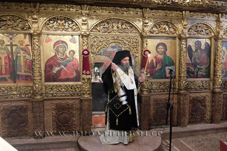 Α´ Προηγιασμένη Θεία Λειτουργία στη Μητρόπολη Ιωαννίνων
