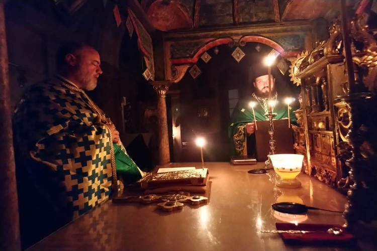 Αγρυπνία Οσίου Γερασίμου Ιορδανίτου στη Μύκονο