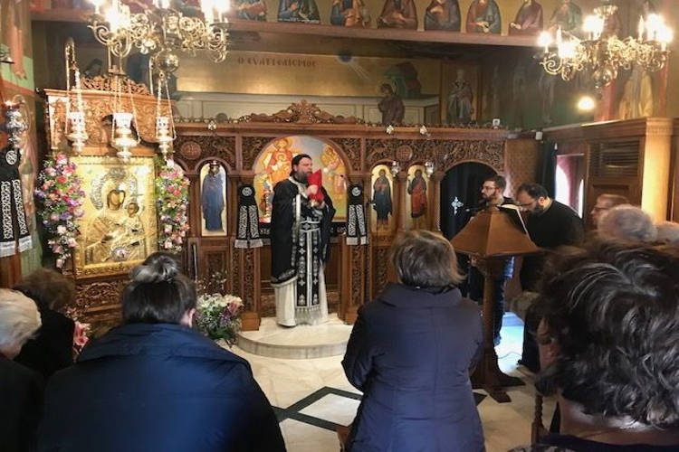 Προηγιασμένη Θεία Λειτουργία στη Μητρόπολη Νέας Ιωνίας