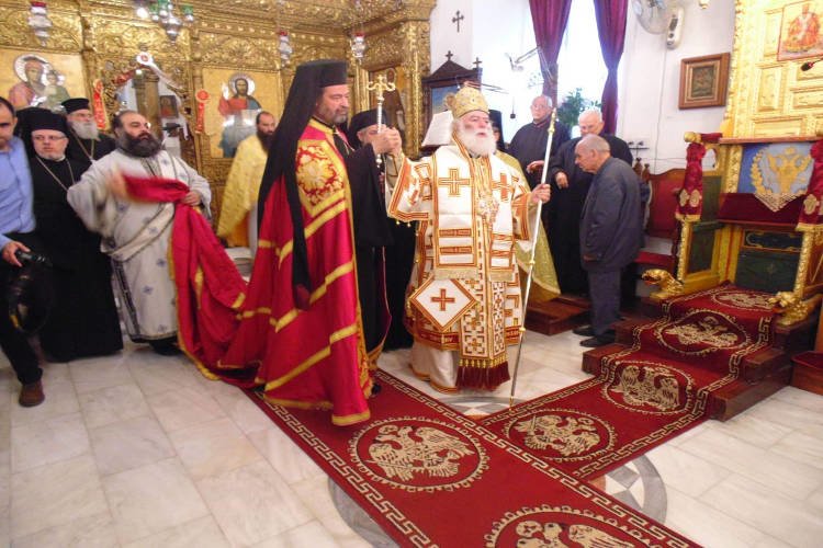 Ενθρόνιση νέου Εξάρχου του Πατριαρχείου Αλεξανδρείας στην Κύπρο