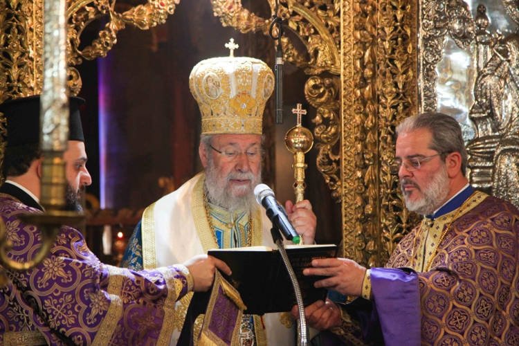 Θεία Λειτουργία Μεγάλης Πέμπτης στη Λευκωσία
