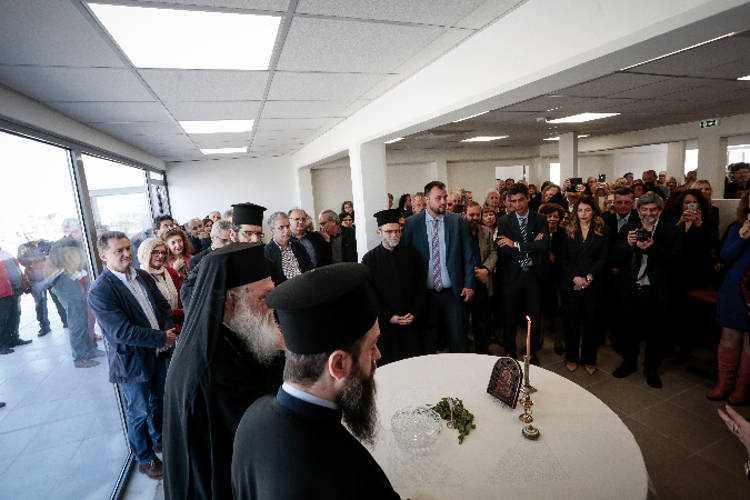 Αγιασμός από τον Αρχιεπίσκοπο στη Διεύθυνση Δευτεροβάθμιας Εκπαίδευσης Α´ Αθηνών