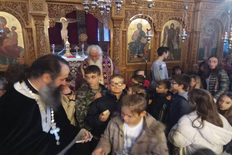 Προηγιασμένη Θεία Λειτουργία στην Ιερά Μητρόπολη Θηβών