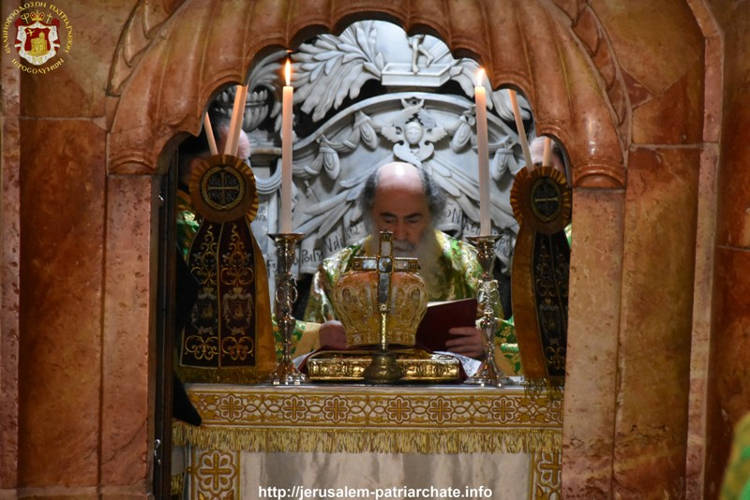 Κυριακή της Σταυροπροσκυνήσεως στο Πατριαρχείο Ιεροσολύμων