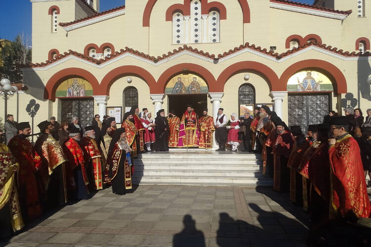 Η Νέα Ιωνία υποδέχτηκε τον Άγιο Κωνσταντίνο τον Υδραίο (ΦΩΤΟ)