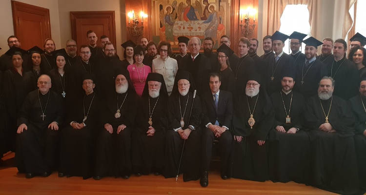 Ο Αρκαλοχωρίου Ανδρέας στη Θεολογική Σχολή Τιμίου Σταυρού Βοστώνης