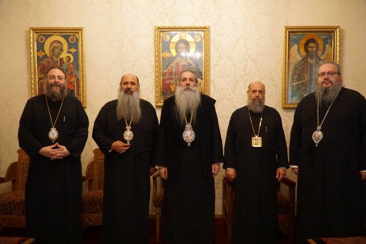 Επισκέψεις Μητροπολιτών στον Μητροπολίτη πρώην Τρίκκης Αλέξιο