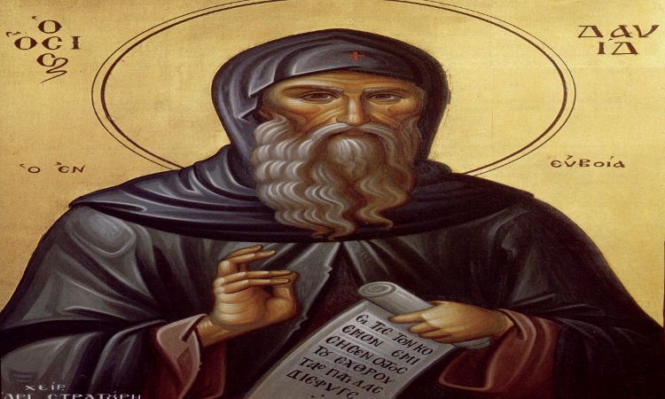 Ιερά Λείψανα Οσίου Δαβίδ στην Ευαγγελίστρια Κανήθου