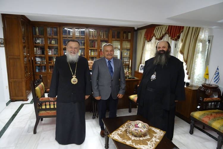 Ο Υποψήφιος Βουλευτής Κωνσταντίνος Κόλλιας στον Μητροπολίτη Κορίνθου