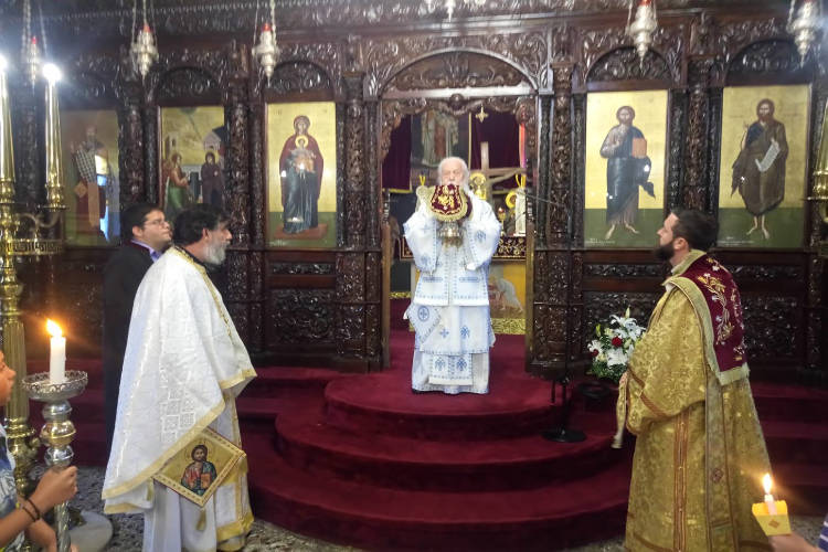 Εορτή Αγίας Πεντηκοστής στη Μητρόπολη Παραμυθίας