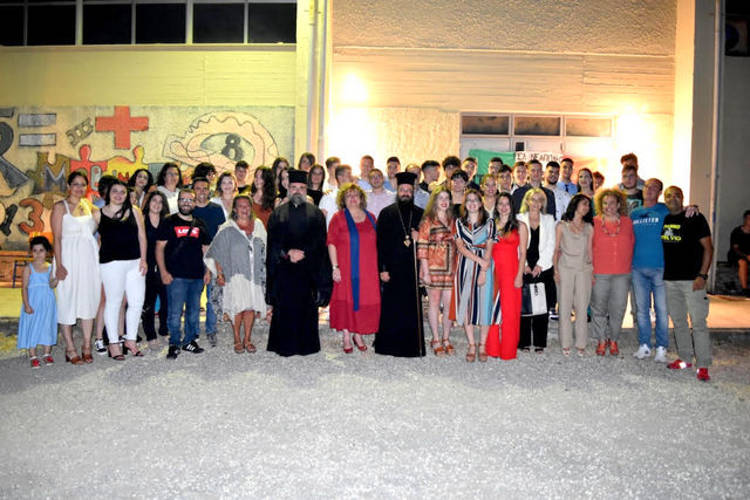 Ο Μητροπολίτης Πέτρας Γεράσιμος στην τελετή αποφοίτησης του Γενικού Λυκείου Νεάπολης