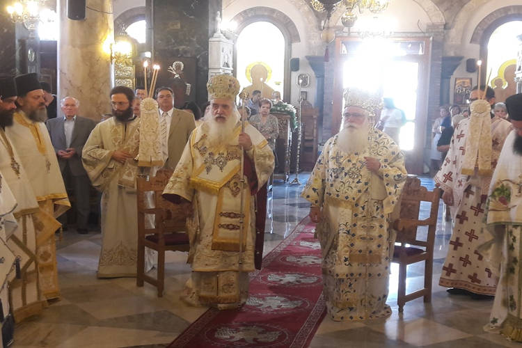Λαμπρά Ονομαστήρια Μητροπολίτου Σάμου Ευσεβίου