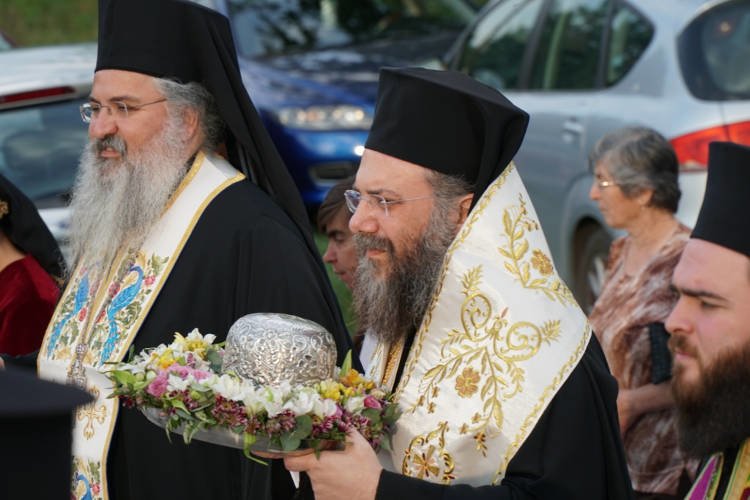 Υποδοχή Τιμίας Κάρας Οσίας Υπομονής στη Μεγάρχη Τρικάλων