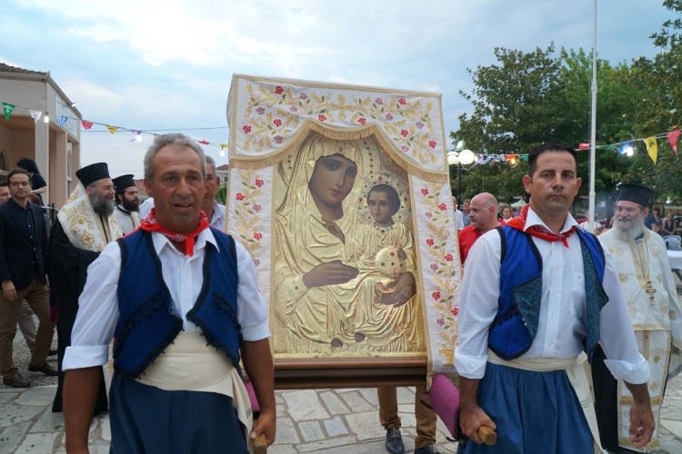 Τίμησαν την Παναγία Ιεροσολυμίτισσα στη Μητρόπολη Τρίκκης