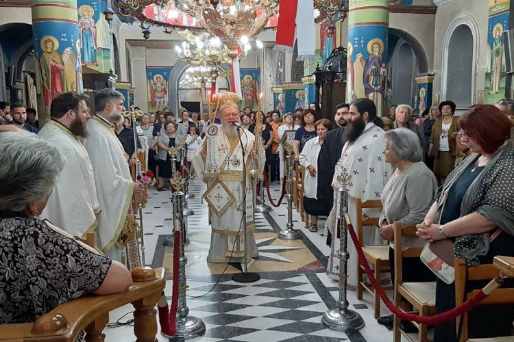 Αρχιερατική Αγρυπνία Αποδόσεως του Πάσχα στη Μητρόπολη Χαλκίδος