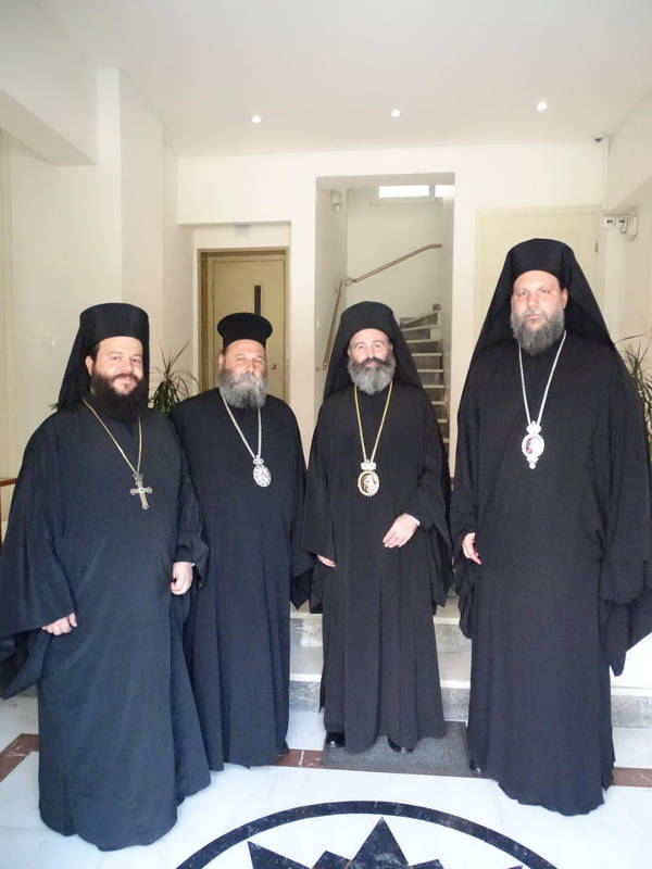 Επίσκεψη νέων Αρχιεπισκόπων Αμερικής και Αυστραλίας στη Νέα Ιωνία (ΦΩΤΟ)