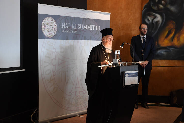 Ο Οικουμενικός Πατριάρχης κήρυξε την έναρξη των εργασιών της Γ´ Διεθνούς Διάσκεψης της Χάλκης (ΦΩΤΟ)