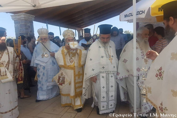 Εγκαίνια Ναού Αγίου Παϊσίου στην Μικρή Μαντίνεια Μάνης (ΦΩΤΟ)