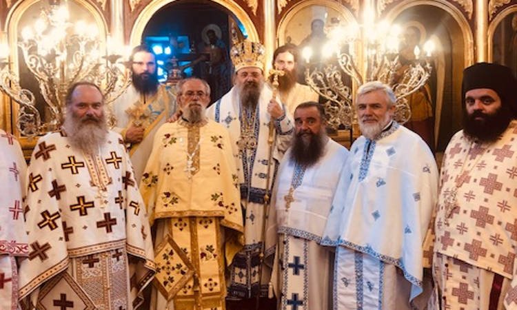 Εορτή της Κοιμήσεως Αγίας Άννης στη Μητρόπολη Πατρών