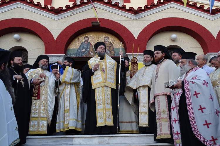 Λιτάνευση Ιεράς Εικόνος Αγίων Αναργύρων στη Νέα Ιωνία (ΦΩΤΟ)