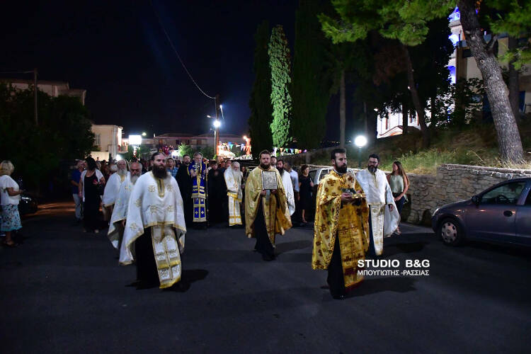 Αρχιερατικός Εσπερινός Κοιμήσεως Θεοτόκου στο Κιβέρι Αργολίδος (ΦΩΤΟ)
