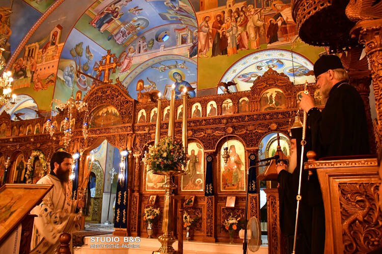 Αρχιερατικός Εσπερινός Κοιμήσεως Θεοτόκου στο Κιβέρι Αργολίδος (ΦΩΤΟ)