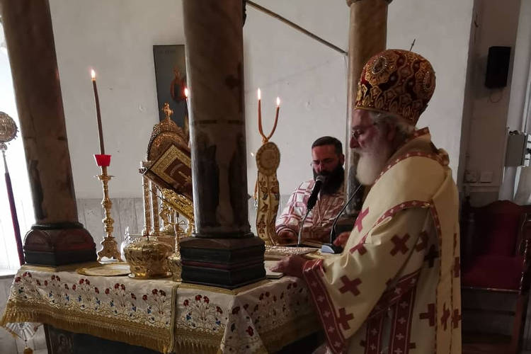 Ο Μητροπολίτης Αρκαλοχωρίου στην Εξαρχία του Πατριαρχείου Αλεξανδρείας στην Κύπρο