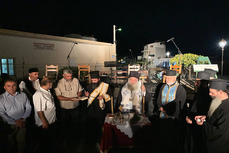 Αγιασμός πλατείας Μικρασιατών στην Ιεράπετρα
