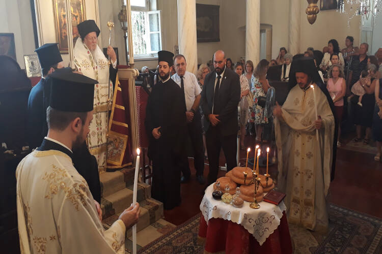 Εορτή Μεταμορφώσεως του Σωτήρος στο Οικουμενικό Πατριαρχείο (ΦΩΤΟ)