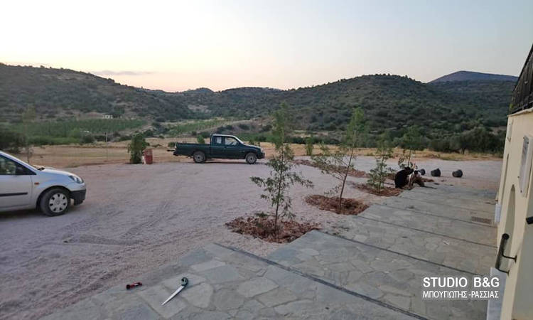 Δεντροφύτευση στον Άγιο Λουκά τον Ιατρό Ναυπλίου (ΦΩΤΟ)