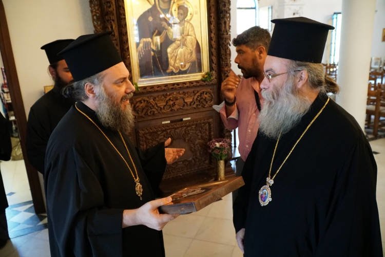 Ο Μητροπολίτης Κισάμου Αμφιλόχιος στη Μητρόπολη Τρίκκης και Σταγών