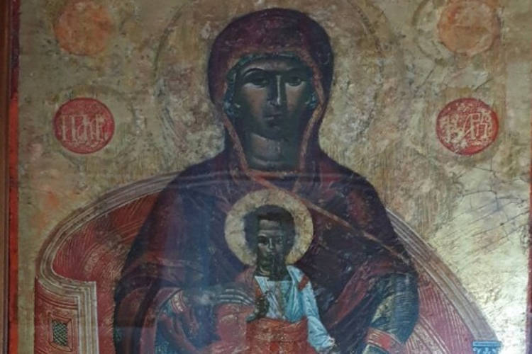 Η Παναγία Παμμακάριστος Σκοπέλου στο Βατώντα