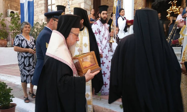 Η Μητρόπολη Αιτωλίας υποδέχθηκε Λείψανο του Αγίου Νεκταρίου