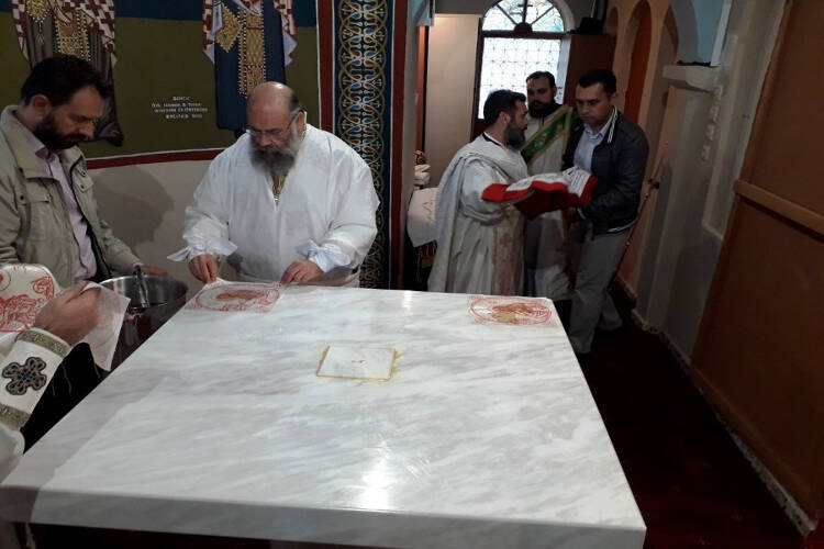 Εγκαίνια Ιερού Ναού Αγίου Γεωργίου στη Μητρόπολη Θεσσαλιώτιδος (ΦΩΤΟ)