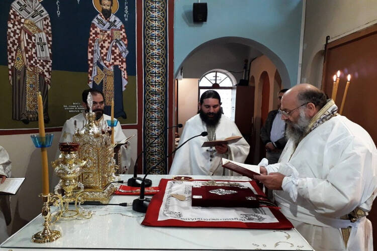 Εγκαίνια Ιερού Ναού Αγίου Γεωργίου στη Μητρόπολη Θεσσαλιώτιδος (ΦΩΤΟ)