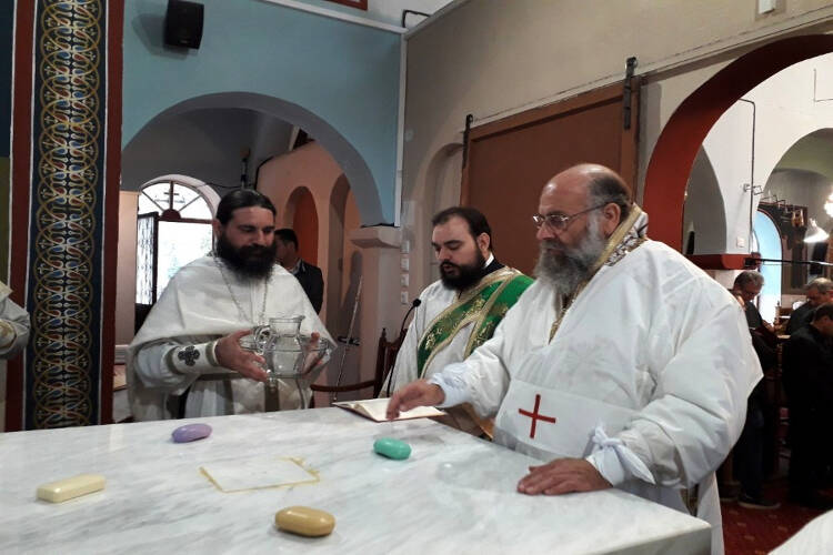 Εγκαίνια Ιερού Ναού Αγίου Γεωργίου στη Μητρόπολη Θεσσαλιώτιδος (ΦΩΤΟ)