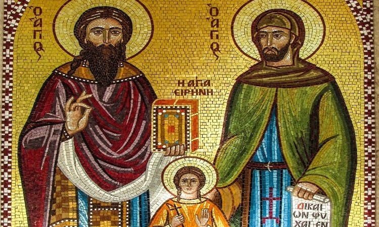 Λείψανα των Αγίων Ραφαήλ, Νικολάου και Ειρήνης στη Μητρόπολη Καρπενησίου