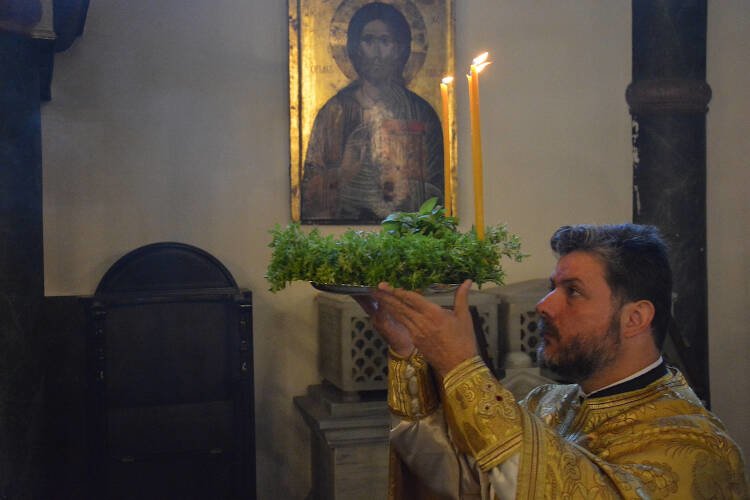 Ο εορτασμός της Υψώσεως του Τιμίου Σταυρού στο Οικουμενικό Πατριαρχείο (ΦΩΤΟ)