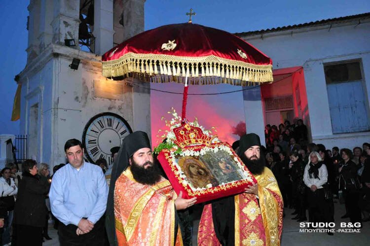 Λαμπρά εόρτασε η Παναγία η Κατακεκρυμμένη Άργους (ΦΩΤΟ)