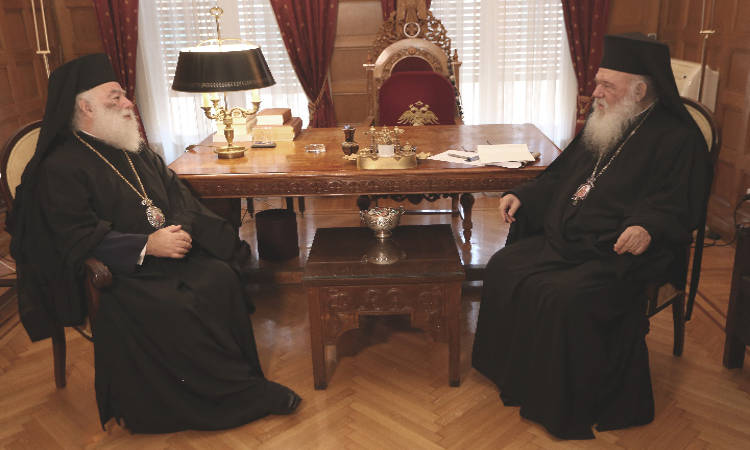 Πατριάρχης Αλεξανδρείας προς Αρχιεπίσκοπο: Σας ευχαριστούμε για την στήριξή σας