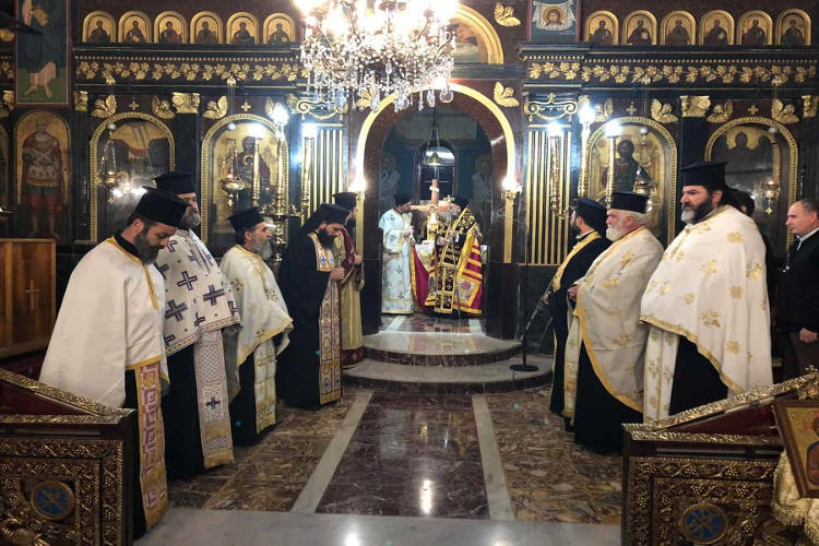 Υποδοχή και ενθρόνιση εικόνας του Αγίου Νεκταρίου στην Καρδίτσα