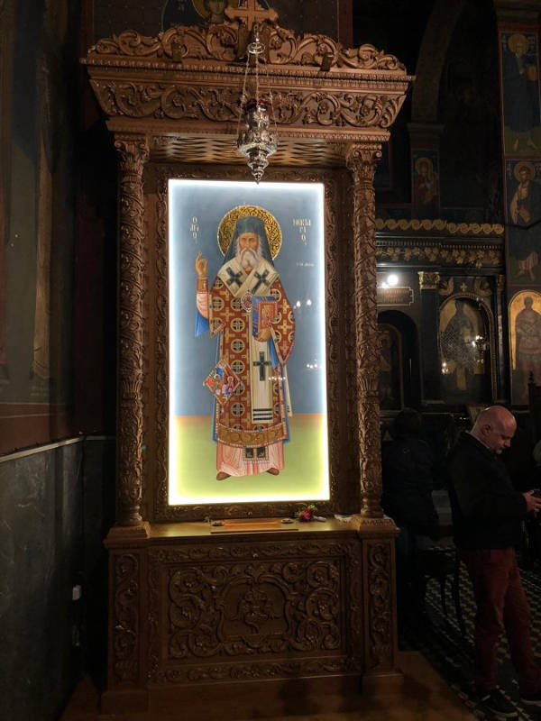 Υποδοχή και ενθρόνιση εικόνας του Αγίου Νεκταρίου στην Καρδίτσα