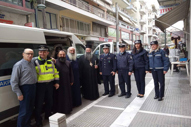 Τρόφιμα και είδη πρώτης ανάγκης παρέδωσε η Διεύθυνση Αστυνομίας Πιερίας