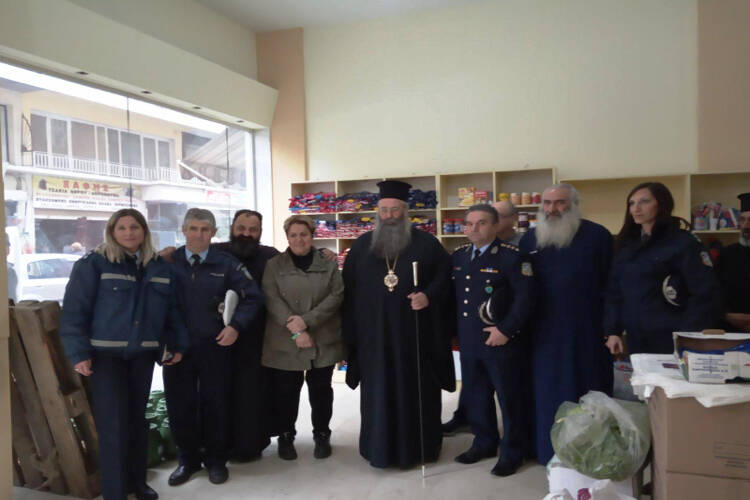 Τρόφιμα και είδη πρώτης ανάγκης παρέδωσε η Διεύθυνση Αστυνομίας Πιερίας