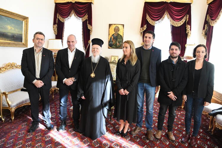 Ο Γιάνης Βαρουφάκης στο Οικουμενικό Πατριαρχείο (ΦΩΤΟ)