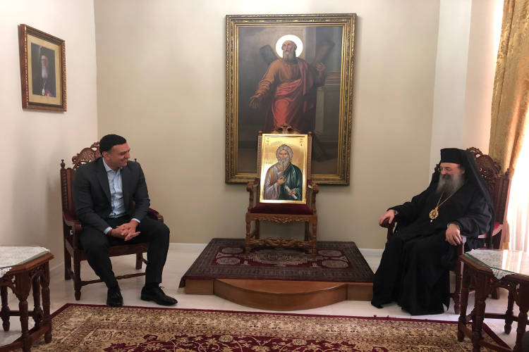 Ο Υπουργός Υγείας Βασίλειος Κικίλιας σε Μητροπολίτη Πατρών