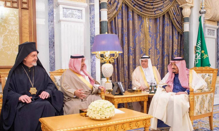 Συνάντηση του Μητροπολίτη Γαλλίας με τον Βασιλιά της Σαουδικής Αραβίας