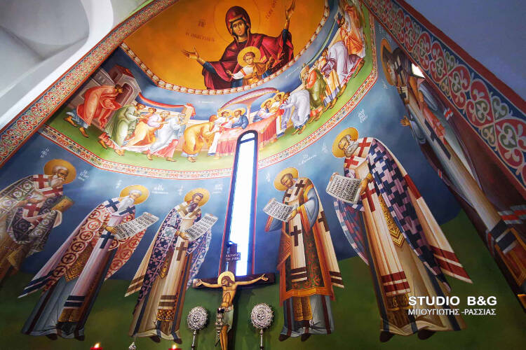 Χαιρετισμοί της Παναγίας στον Άγιο Λουκά Ναυπλίου (ΦΩΤΟ)